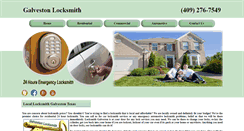 Desktop Screenshot of galveston--locksmith.com